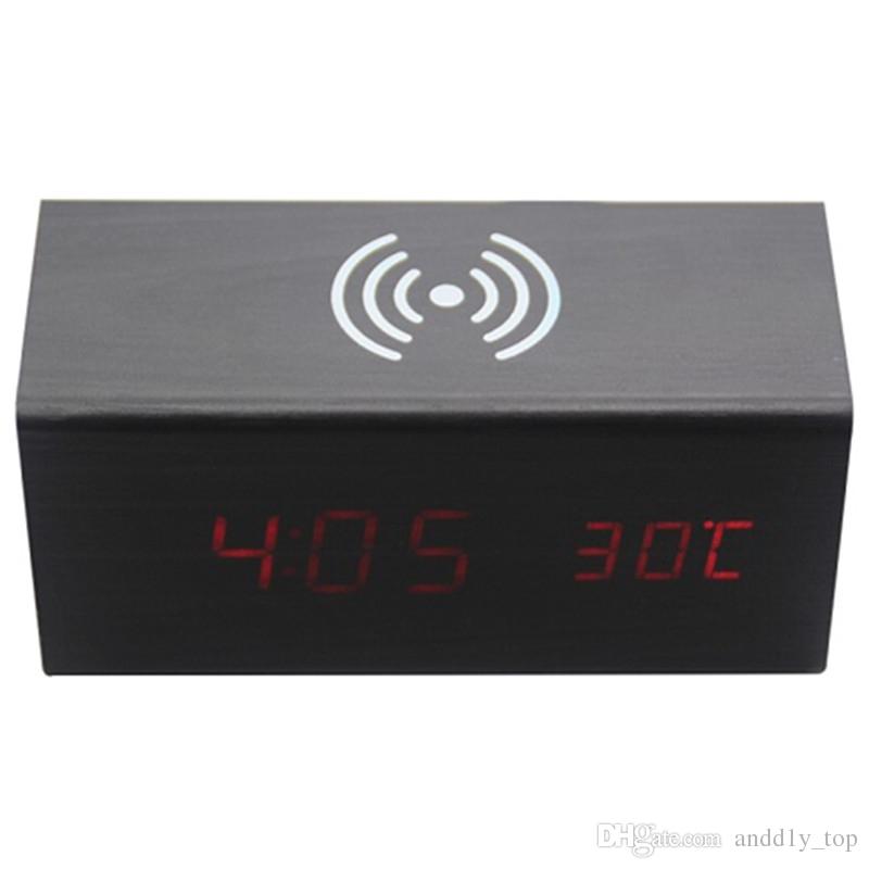 Capello Alarm Clock Wood User Manual - treemybest